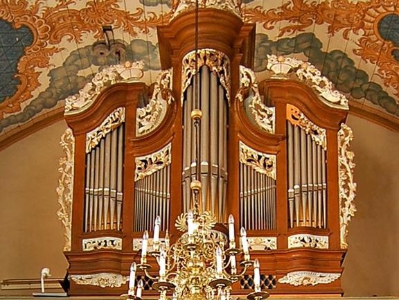 Orgel Schauren Q VG Rhaunen Ausschnitt