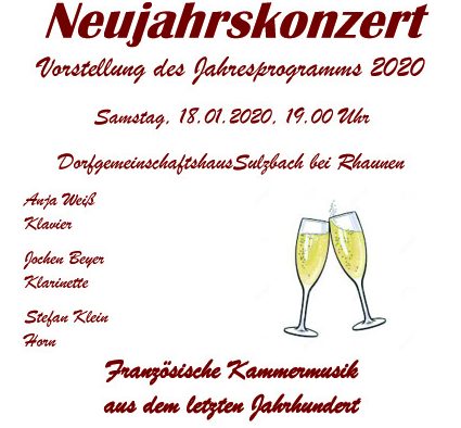 Neujahrskonzert 2020 (Plakat)