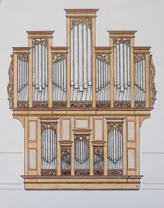 Prospekt der STUMM-Orgel in Trittenheim