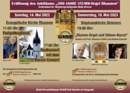 300 Jahre STUMM-Orgel ev. Kirche Rhaunen