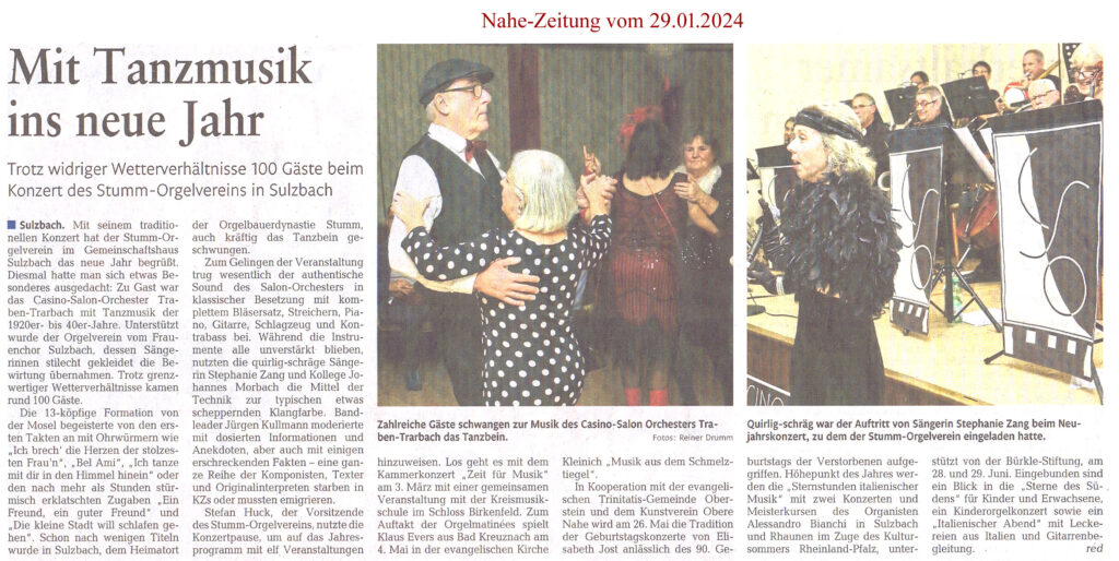 Nahe-Zeitung vom 29.01.2024