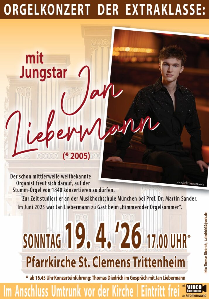 Plakat Jan Liebermann in Trittenheim